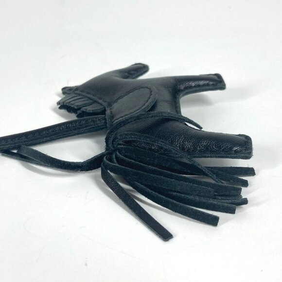 HERMES Horse Rodeo PM TRAP Bag Accessories All Black So Black Bag Charm - Picture 5 of 8